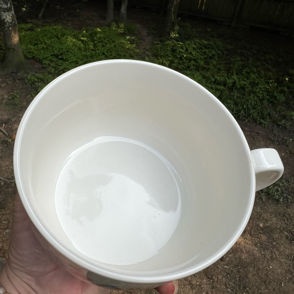 Grandpas Ice Cream Bowl Large Oversized Pink and Blue Ceramic Mug - Picture 4 of 6